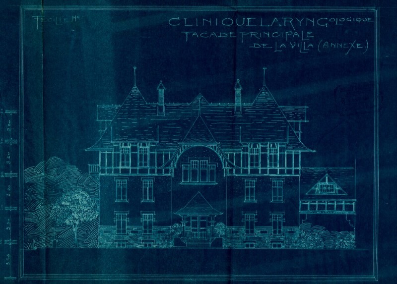 Blueprint front view