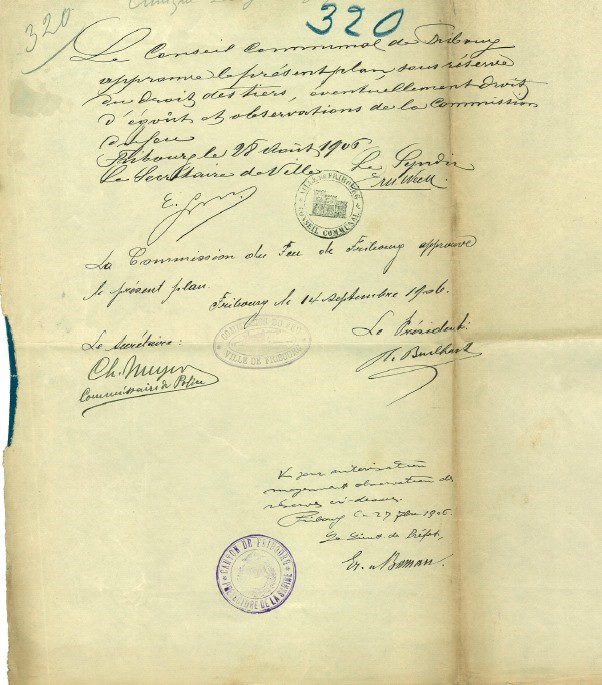 Original construction permit 1906