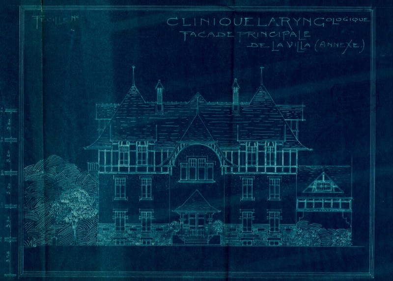 Blueprint front view